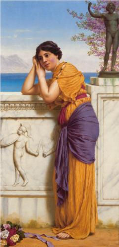 0001 - John William Godward - Rich Gifts Wax Poor When Lovers Prove Unkind