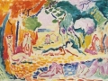 0551 - Henri Matisse - Jeune femme en robe japonaise au bord de l'eau,