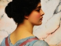 076 - John William Godward - Bellezza Pompeiana