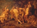 47 - Pierre Paul Rubens - Silène et faunes avec des bacchantes