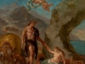 67 - Eugène Delacroix - Bacchus revenant des Indes rencontre Ariane abandonnée