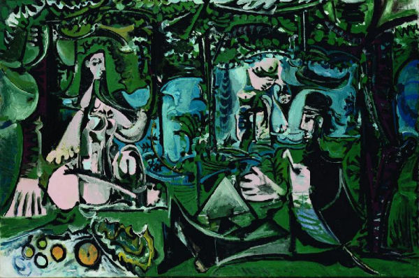 730 Pablo Picasso (1881-1973), Le dejeuner sur l'herbe d'apres Manet, 3 mars-20 aoilt 1960. Huile sur toile, 130 x 195 cm. Paris, musée Picasso.