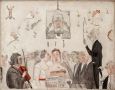 207James Ensor (1860-1949) Au conservatoire  1902 Huile sur toile marouflée sur panneau H. : 56,5 cm ; L. : 71,5 cm Paris, musée d’Orsay