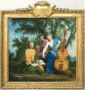 307Eustache Le Sueur (1616-1655)  Melpomène, Erato et Polymnie Vers 1652-1655 Huile sur bois H. : 1,30 m ; L. : 1,38 m Paris, musée du Louvre.