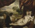 505Titien (vers 1488-1576)  Vénus et le joueur de luth  1565-1570 Huile sur toile H. : 167 cm ; L. : 210 cm New York, The Metropolitan Museum of Art
