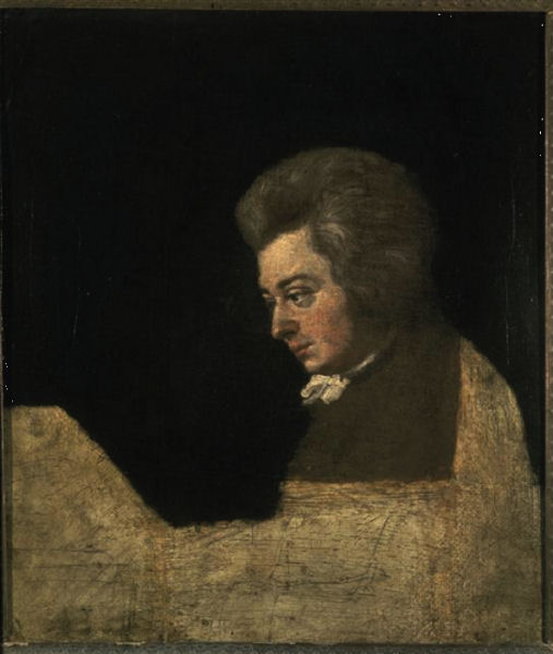 817Joseph Lange : Mozart au piano-forte. Date probablement de 1789.