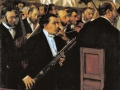 12Edgar Degas (1834-1917)  L’orchestre de l’Opéra 1868-1869 Huile sur toile H. : 56,5 cm ; L. : 46,2 cm Paris, musée d’Orsay.