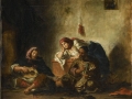 201Eugène Delacroix (1798-1863) Musiciens juifs de Mogador 1847 Huile sur toile H. : 46 cm ; L. : 55 cm Paris, musée du Louvre.