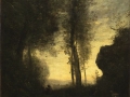 209Camille Corot (1796-1875) Chevrier assis,  jouant de la flûte dans une clairière, entre 1856 et 1857. Huile sur toile, 100 x 85 cm. Paris, musée d’Orsay