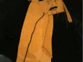 301Peintre de Berlin (vers 510-vers 460) Kitharède (détail de la face A) 490-480. Céramique (amphore de type panathénique à figure rouge) Hauteur du vase : 64,7 cm Paris, musée du Louvre, n° inv. MNE 1005