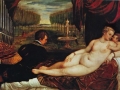 502Titien (vers 1488-1576) Vénus et un joueur d’orgue  1550-1551 Huile sur toile H. : 136 cm ; L. : 220 cm Madrid, musée national du Prado