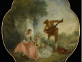702Nicolas Lancret (1690-1743), La leçon de musique, 1743 ( ?). Huile sur toile, 89 x 90 cm. Paris,musée du Louvre.