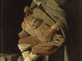 713	Georges de La Tour (1593-1652), Le vielleur. Huile sur toile, 162 x 105 cm. Nantes, musée des Beaux-Arts.