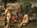 729 Titien (vers 1488-1576), Le concert, vers 1510. Huile sur toile, 109 x 123 cm. Florence, Palazzo Pitti, Galleria Palatina Sala di Venere.