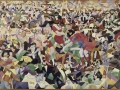 921Gino Severini (1883-1966), La danse du « pan-pan » au Monico, 1909-1911/ 1959-1960. Huile sur toile, 280 x 400 cm. Réplique d’artiste (1959-1960) exécutée à Rome d’après la peinture originale (1909-1911), disparue depuis 1926.  Paris, Centre Georges-Pompidou.