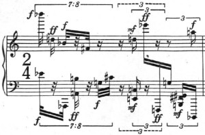 Klavierstück 1 - Groupe 11 - Mesure 13