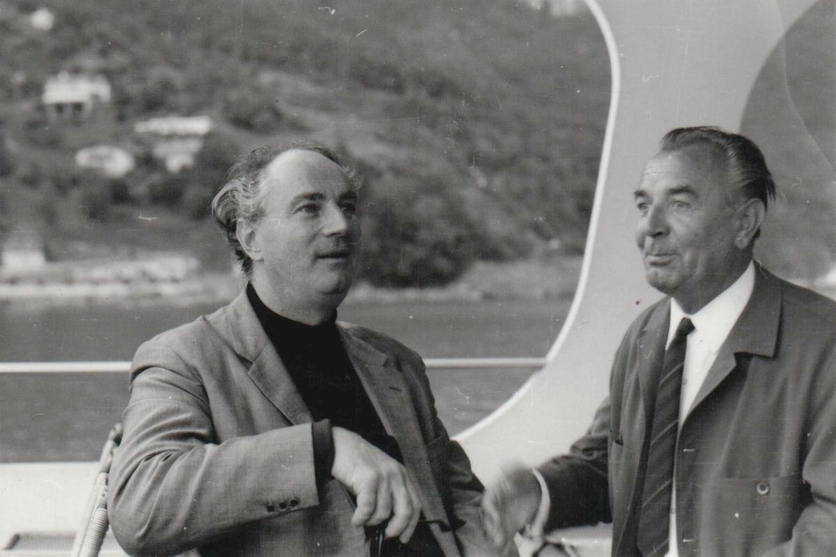 Rafael Kubelík with oboist Josef Shejbal
