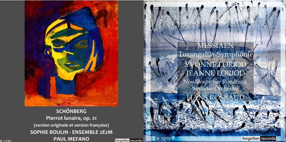 Schoenberg - Messiaen - Forgotten records